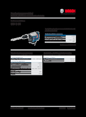 Marteaux et marteaux de démolition Bosch GSH 5 CE