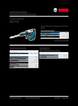 Marteaux et marteaux de démolition Bosch GSH 7 VC