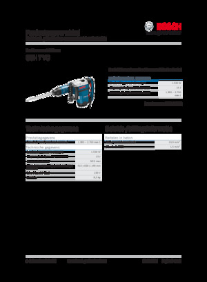 Marteaux et marteaux de démolition Bosch GSH 7 VC