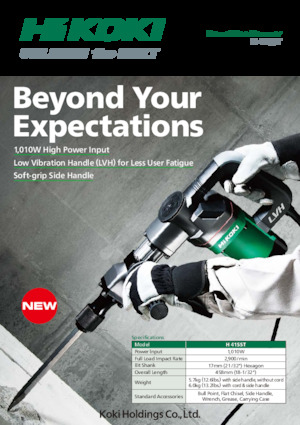 Marteaux et marteaux de démolition HiKOKI H41SST