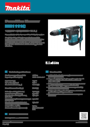 Marteaux et marteaux de démolition Makita HM1111C