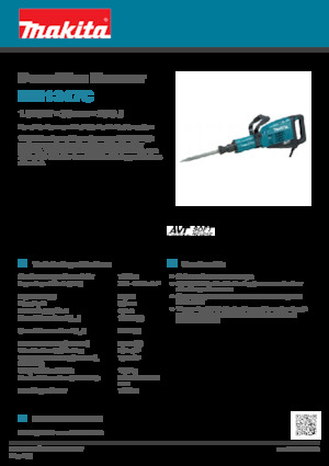 Marteaux et marteaux de démolition Makita HM1307C