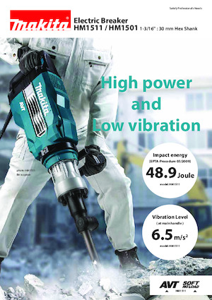 Marteaux et marteaux de démolition Makita HM1501