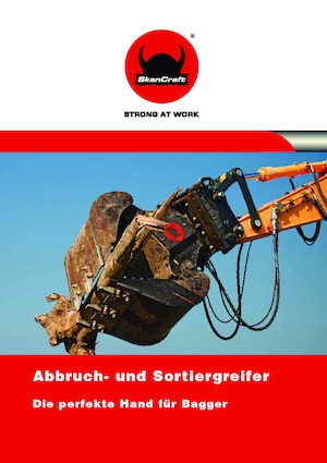 Grappins de démolition et de tri SkanCraft ASG2-3