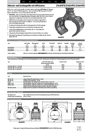 Grappins de démolition et de tri Kinshofer D 09 HPX 60