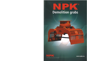 Grappins de démolition et de tri NPK D 800