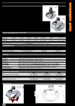 Grappins de démolition et de tri Kinshofer D04H-40