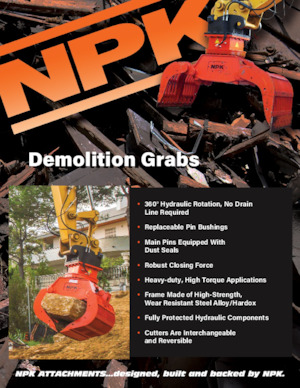 Grappins de démolition et de tri NPK DG-30A