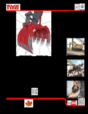 Grappins de démolition et de tri Nye DGX359