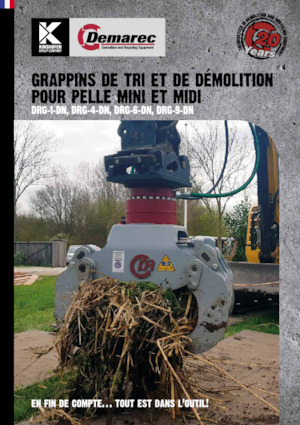 Grappins de démolition et de tri Demarec DRG-9-DN