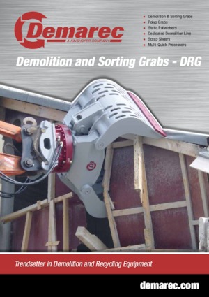 Grappins de démolition et de tri Demarec DRG 22