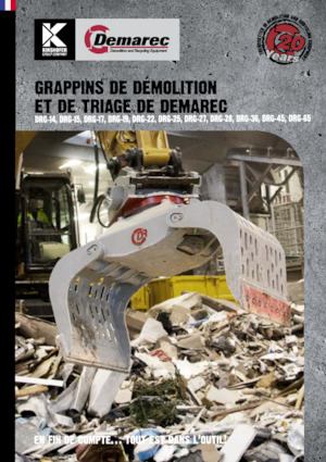 Grappins de démolition et de tri Demarec DRG-45