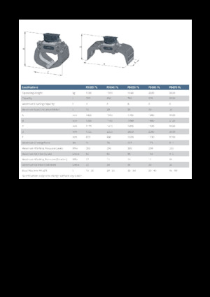 Grappins de démolition et de tri FRD FDG35-PL