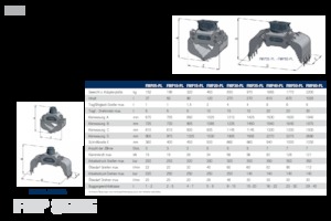 Grappins de démolition et de tri FRD FMP15-PL