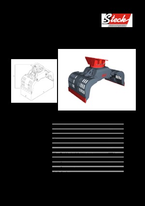 Grappins de démolition et de tri Steck G 10