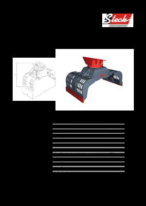Grappins de démolition et de tri Steck G 16