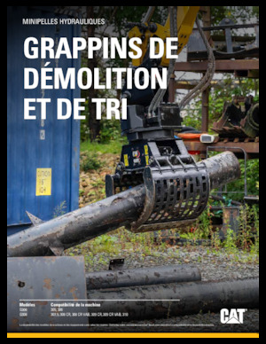 Grappins de démolition et de tri Caterpillar G306