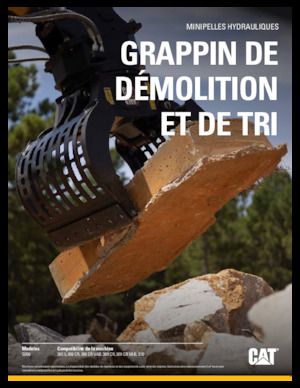 Grappins de démolition et de tri Caterpillar G308