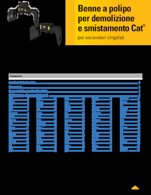 Grappins de démolition et de tri Caterpillar G318
