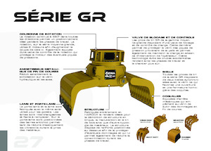 Grappins de démolition et de tri OSA Demolition Equipment GR 30 