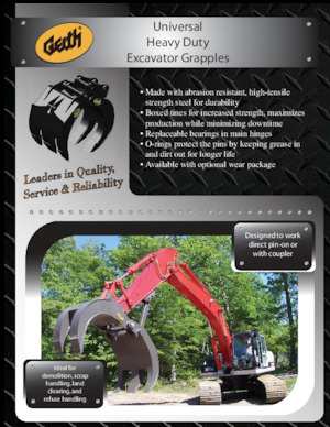 Grappins de démolition et de tri Geith HDG150QD