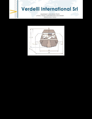 Grappins de démolition et de tri Verdelli M.E.-O. 2/2500