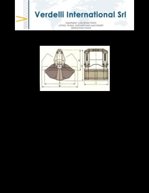 Grappins de démolition et de tri Verdelli M.I.-V. 4/2000