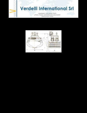 Grappins de démolition et de tri Verdelli M.I.D. 25