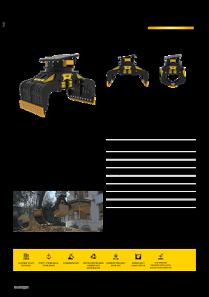 Grappins de démolition et de tri MB Crusher MB-G1000 S4