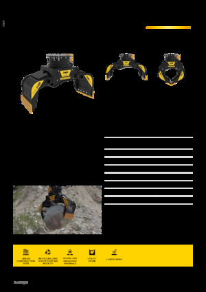 Grappins de démolition et de tri MB Crusher MB-G450 S4