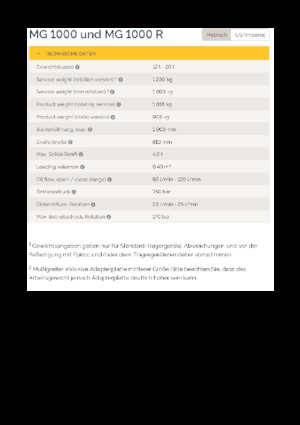 Grappins de démolition et de tri Epiroc MG 1000 
