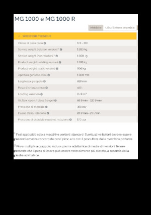 Grappins de démolition et de tri Epiroc MG 1000 