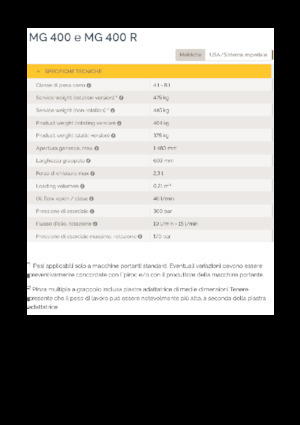 Grappins de démolition et de tri Epiroc MG 400