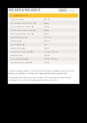 Grappins de démolition et de tri Epiroc MG 800 R 