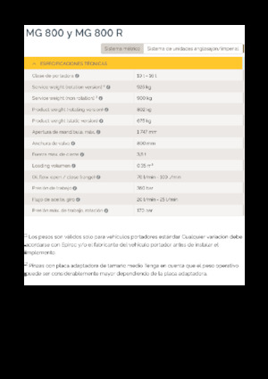 Grappins de démolition et de tri Epiroc MG 800 R 