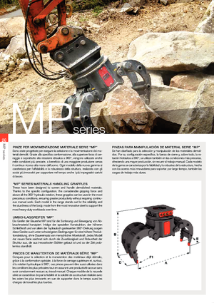 Grappins de démolition et de tri VTN MP 120