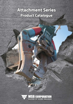 Grappins de démolition et de tri MSB MSDG 7000