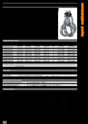 Grappins de démolition et de tri Kinshofer P51VHD-1500-5H