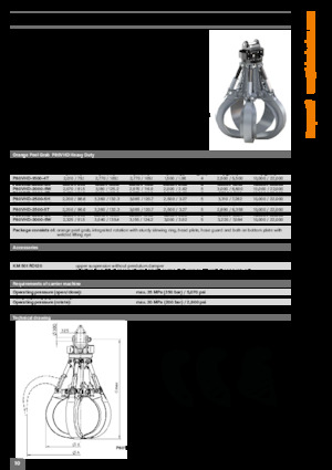 Grappins de démolition et de tri Kinshofer P80VHD-2000-5W