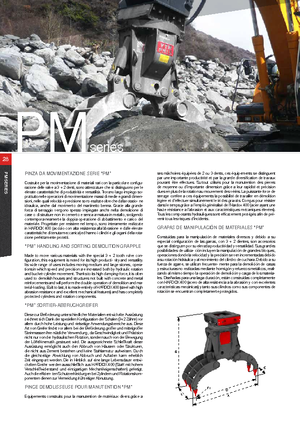 Grappins de démolition et de tri VTN PM 2500 S