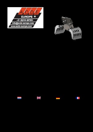 Grappins de démolition et de tri ACDE S100-D