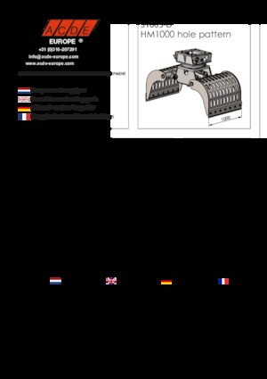 Grappins de démolition et de tri ACDE S1003-D