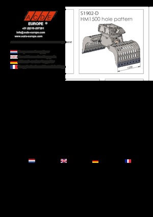 Grappins de démolition et de tri ACDE S1902-D