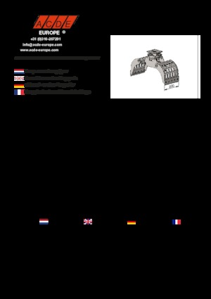 Grappins de démolition et de tri ACDE S200-D