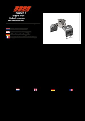 Grappins de démolition et de tri ACDE S400-D