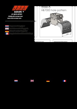 Grappins de démolition et de tri ACDE S5000-D