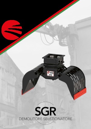 Grappins de démolition et de tri MBI MSGR2500