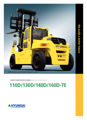 Chariots élevateurs frontaux diesel Hyundai 130 D 7 E