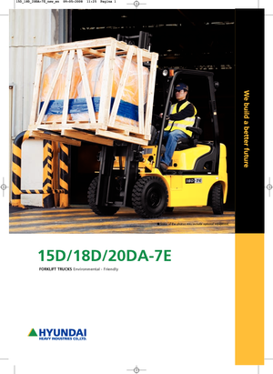 Chariots élevateurs frontaux diesel Hyundai 18D-7E