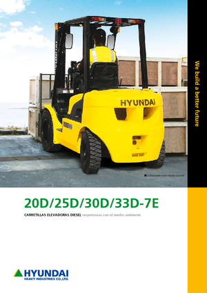 Chariots élevateurs frontaux diesel Hyundai 25 D 7 E